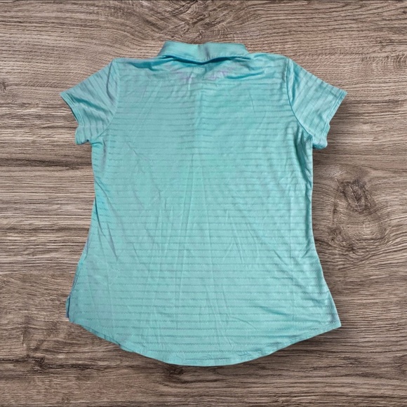 Adidas Aqua Women's Short Sleeve Climacool Athletic Polo **See Photo #4** - Picture 2 of 5